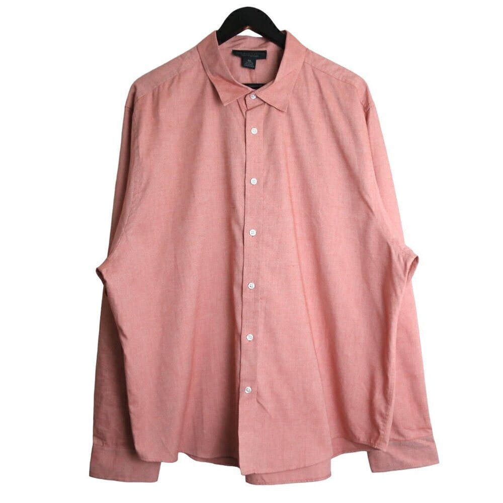 NWT The Men's Bloomingdale's Brick Button Down Stretch Fabric Size XXL